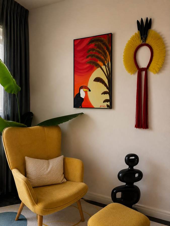 Brazil print in an interior