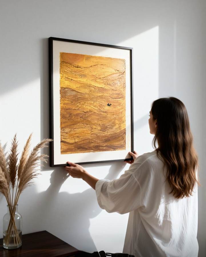 Framed fine art print of Desert